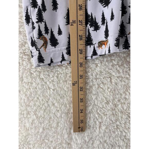 Waggle Polo Men’s Sz Large All Over Print Tiger In The Woods Shirt Golf Tennis - Picture 4 of 6